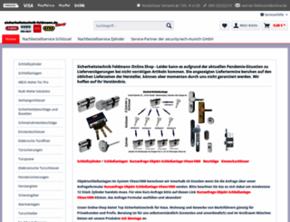 sicherheitstechnik-feldmann-shop.de screenshot