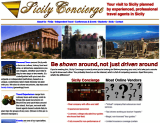 sicily-concierge.com screenshot
