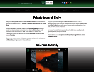 sicily-private-tours.com screenshot
