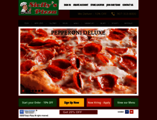 sicilyspizza.com screenshot