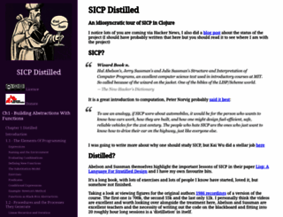 sicpdistilled.com screenshot