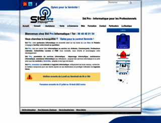 sid-pro.fr screenshot