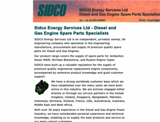 sidco.co.uk screenshot