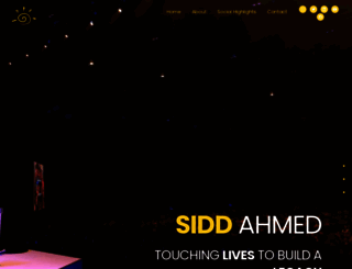 siddahmed.com screenshot