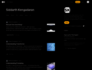 siddarth.design screenshot