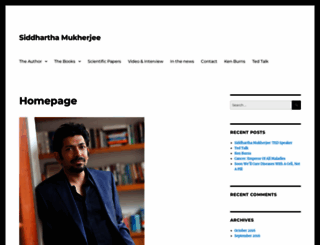 siddharthamukherjee.com screenshot