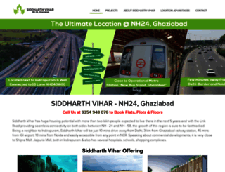 siddharthvihar.com screenshot