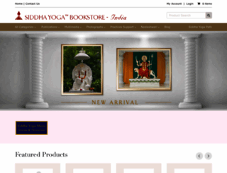 siddhayogabookstore.org.in screenshot