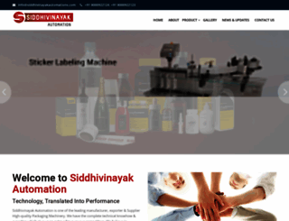 siddhivinayakautomations.com screenshot