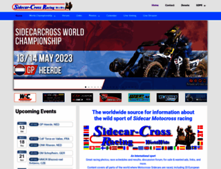 sidecarcross.com screenshot
