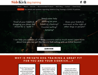 sidekick-dogtraining.com screenshot
