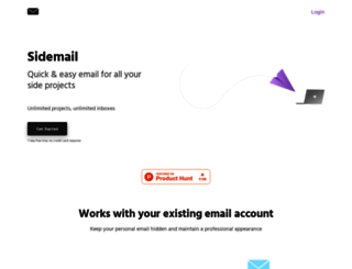 sidemail.com screenshot
