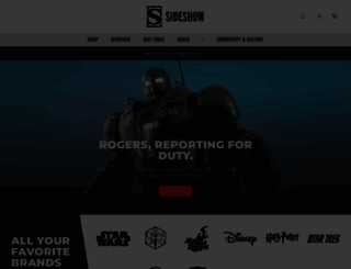 sideshowhq.com screenshot