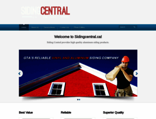 sidingcentral.ca screenshot