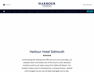 sidmouth-harbour-hotel.co.uk screenshot