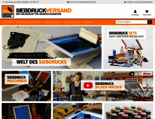 siebdruck-versand.de screenshot