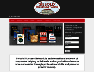 sieboldsuccessnetwork.com screenshot