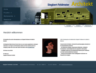 siegbert-feldmeier-architekt.de screenshot