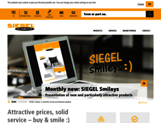 siegel-automotive.com screenshot