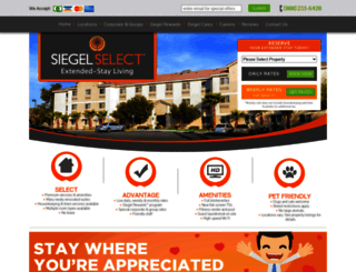 siegelsuitesselect.com screenshot