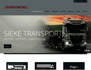 sieke-reisen.de screenshot