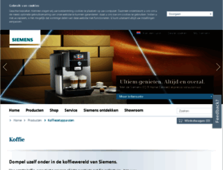 siemens-koffie.nl screenshot