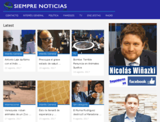 siemprenoticias.com screenshot