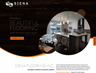 sienaflooring.com screenshot