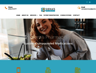 sienaspharmacy.com screenshot
