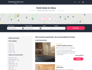 sienatophotels.com screenshot