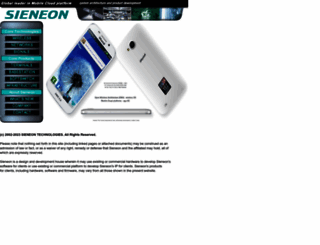 sieneon.com screenshot