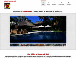 sienna-villas.com screenshot