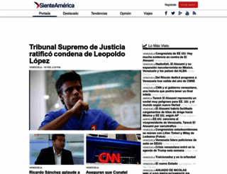 sienteamerica.com screenshot