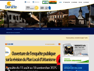 sierentz.fr screenshot