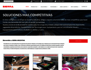 sierra.com.ar screenshot