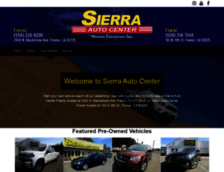 sierraautocenter.com screenshot