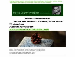 sierracountyprospect.com screenshot