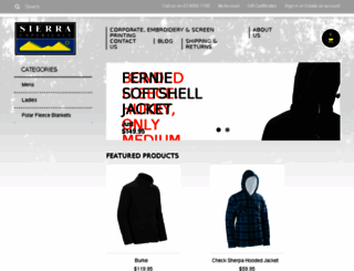 sierraexperience.com.au screenshot