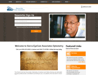 sierraeyecare.com screenshot