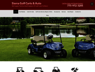 sierragolfcart.com screenshot