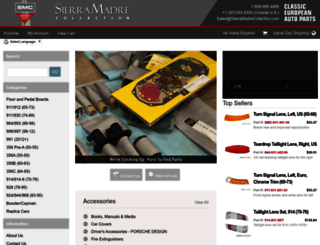 sierramadrecollection.com screenshot