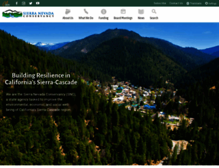 sierranevada.ca.gov screenshot