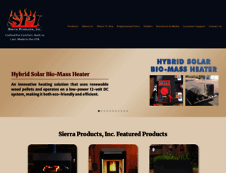 sierraproductsinc.net screenshot