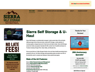 sierrastorage.com screenshot