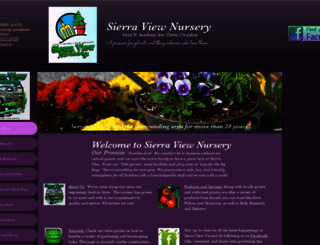 sierraviewnurseryinc.org screenshot