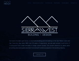 sierrawestbuilders.com screenshot