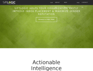 siftlogic.com screenshot
