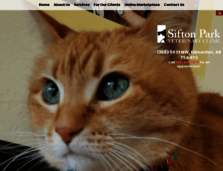siftonparkvetclinic.com screenshot