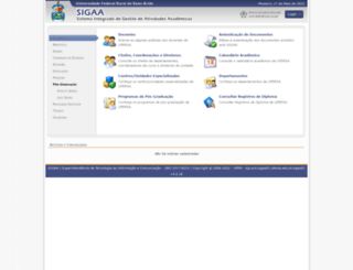 sigaa.ufersa.edu.br screenshot