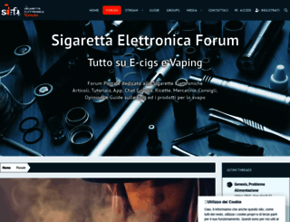 sigarettaelettronicaforum.com screenshot